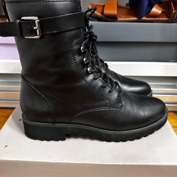 Franco Sarto Laced up Boots Water Resistant - Picture 3 of 5